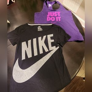(2) Nike tops L/XL